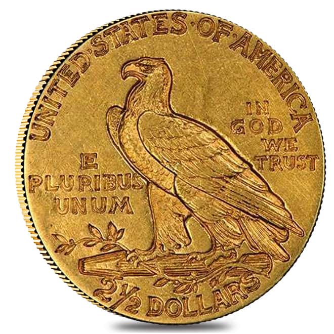 1912 $2.5 Gold Quarter Eagle Indian Head PCGS XF 45