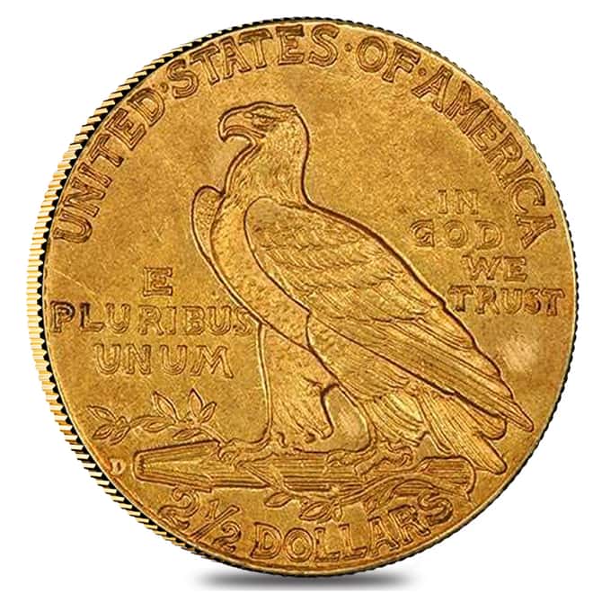 1925 D $2.5 Gold Quarter Eagle Indian Head PCGS AU Details