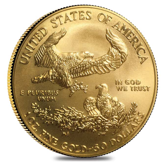 2014 W 1 oz Burnished $50 Gold American Eagle NGC MS 70 