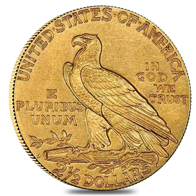 1914 D $2.5 Gold Quarter Eagle Indian Head PCGS AU 55
