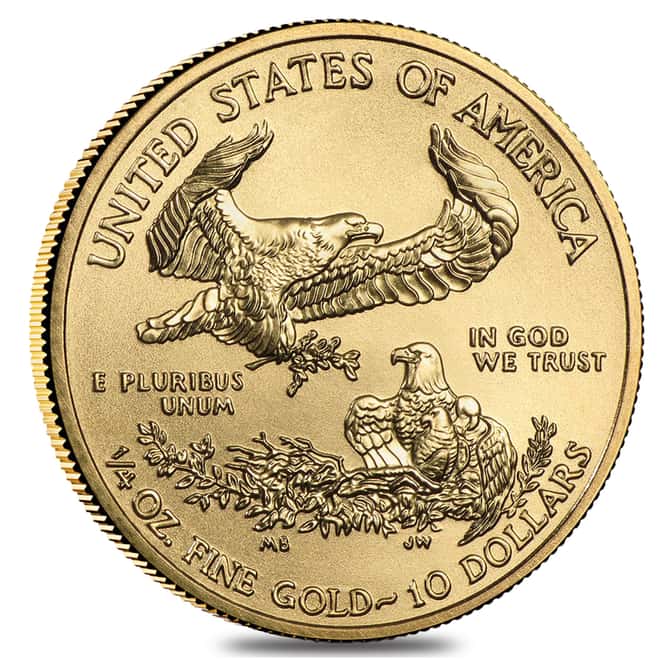 2002 1/4 oz $10 Gold American Eagle NGC MS 69