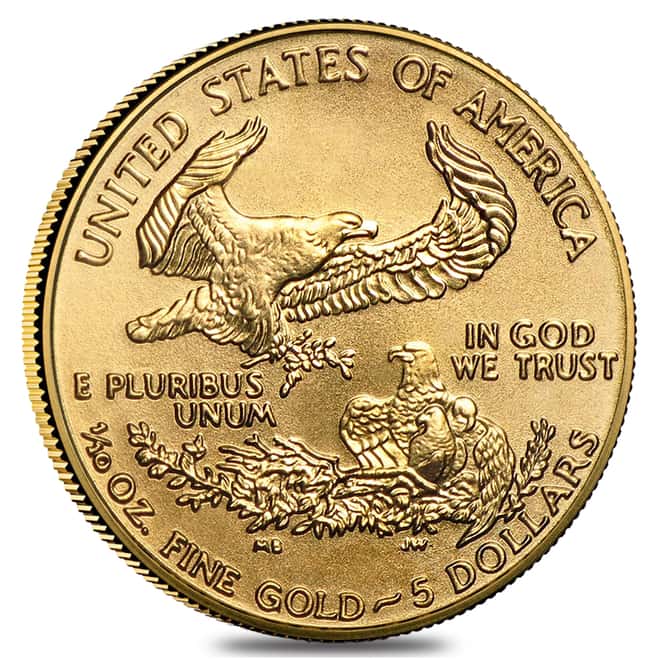 2015 1/10 oz $5 Gold American Eagle NGC MS 69 First Releases Wide Reeds