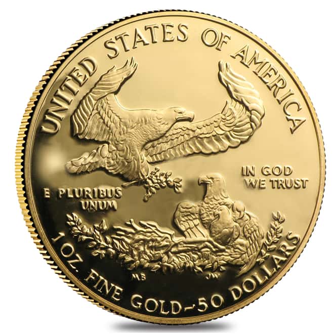 1991 W 1 oz $50 Proof Gold American Eagle NGC PF 69 UCAM