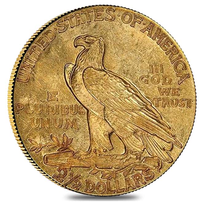 1929 $2.5 Gold Quarter Eagle Indian Head PCGS MS 62