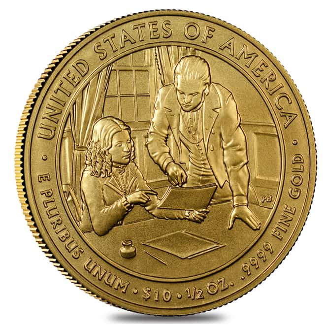 2009 W 1/2 oz $10 First Spouse - Sarah Polk Gold Coin NGC MS 70