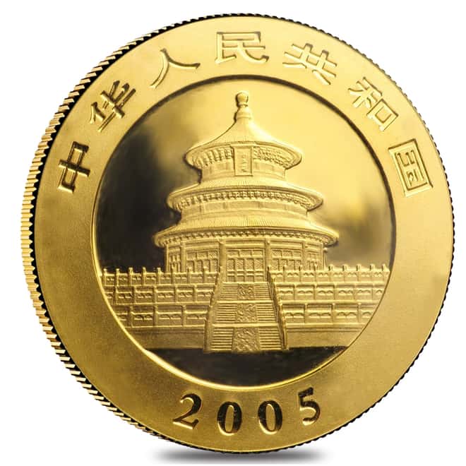 2005 1/4 oz Chinese Gold Panda 100 Yuan BU (Sealed)