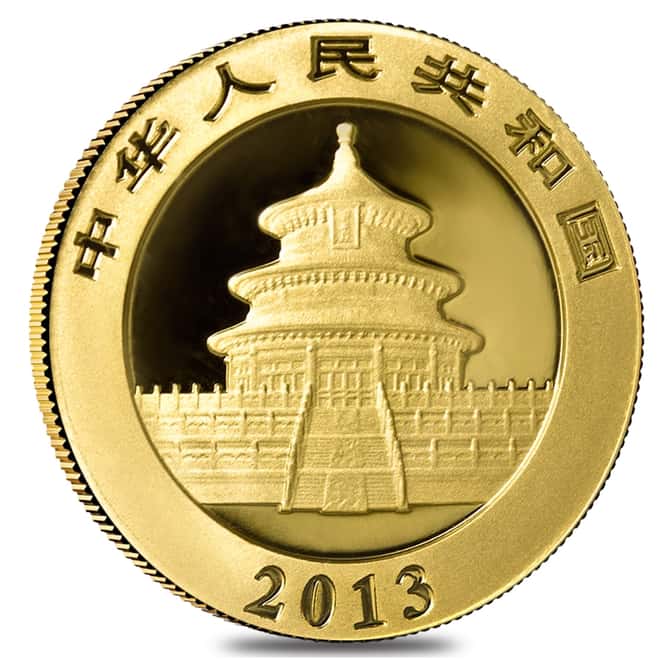 2013 1/2 oz Chinese Gold Panda 200 Yuan BU (Sealed)