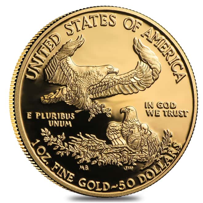 2014 W 1 oz $50 Proof Gold American Eagle PCGS PF 70 DCAM First Strike