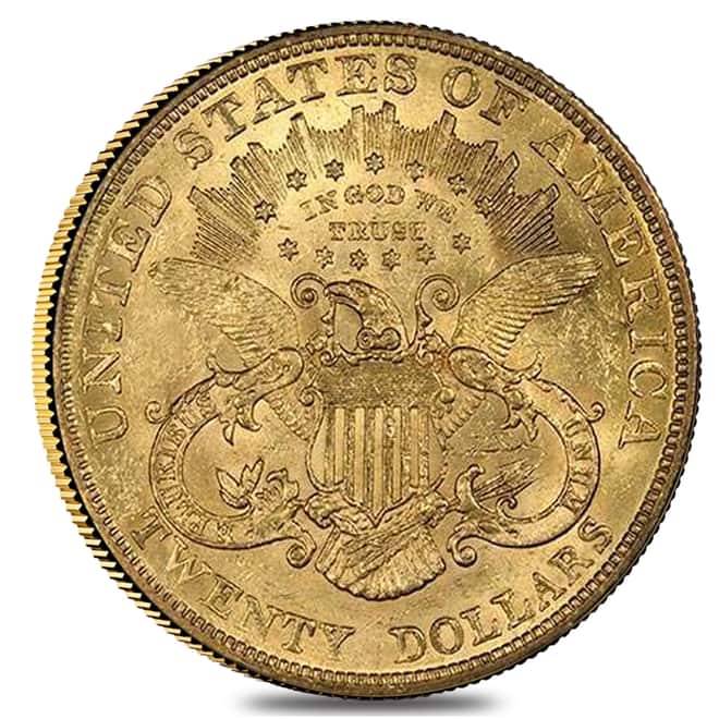 1904 $20 Gold Liberty Head Double Eagle Coin NGC MS 62