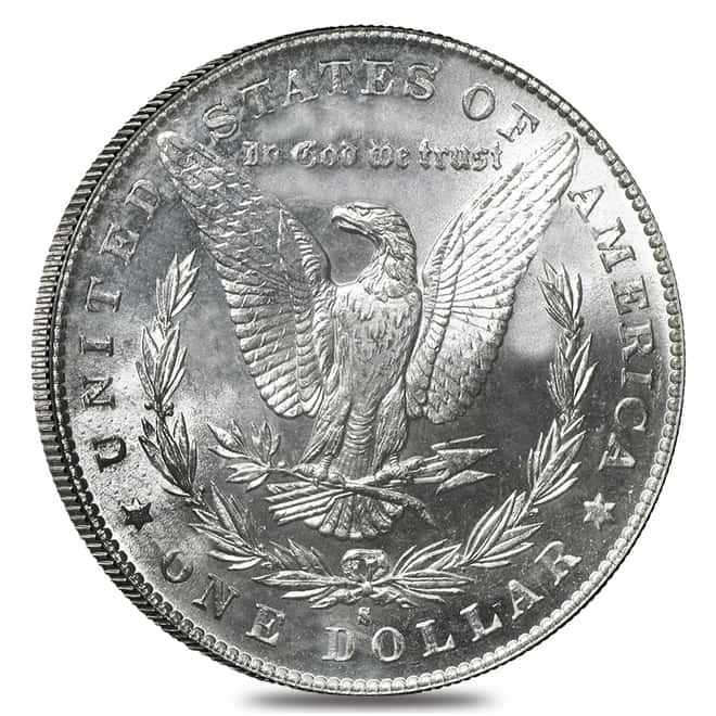 1881-S Silver Morgan Dollar PCGS MS 64 OGH