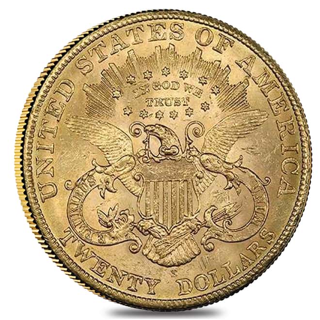 1904 S $20 Liberty Head Double Eagle Gold Coin NGC MS 60