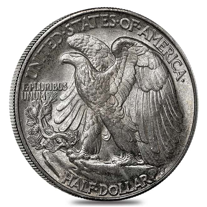 Walking Liberty Half Dollar 90% Silver NGC AU 50 (Random Year)