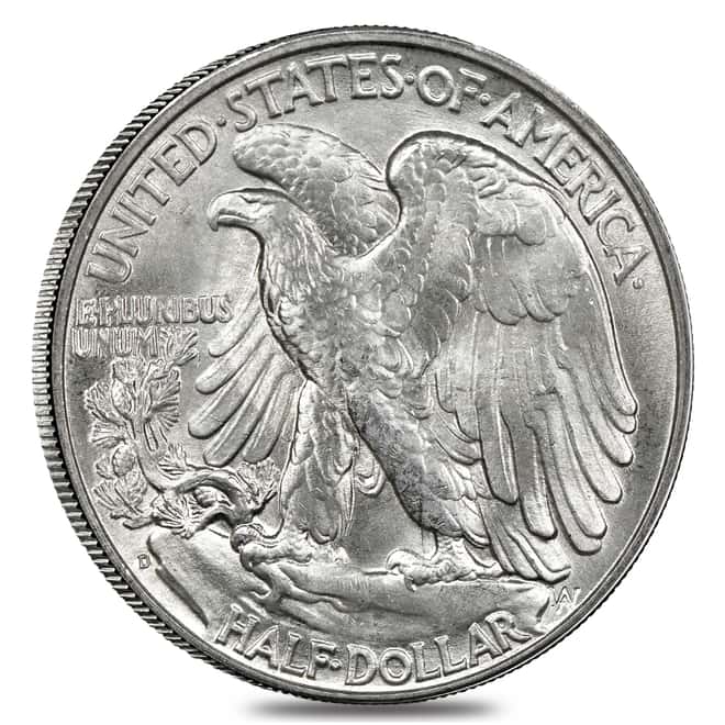 Walking Liberty Half Dollar 90% Silver NGC MS 61 (Random Year)