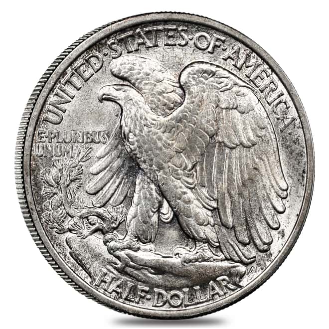 1917 Walking Liberty Half Dollar 90% Silver NGC AU 55