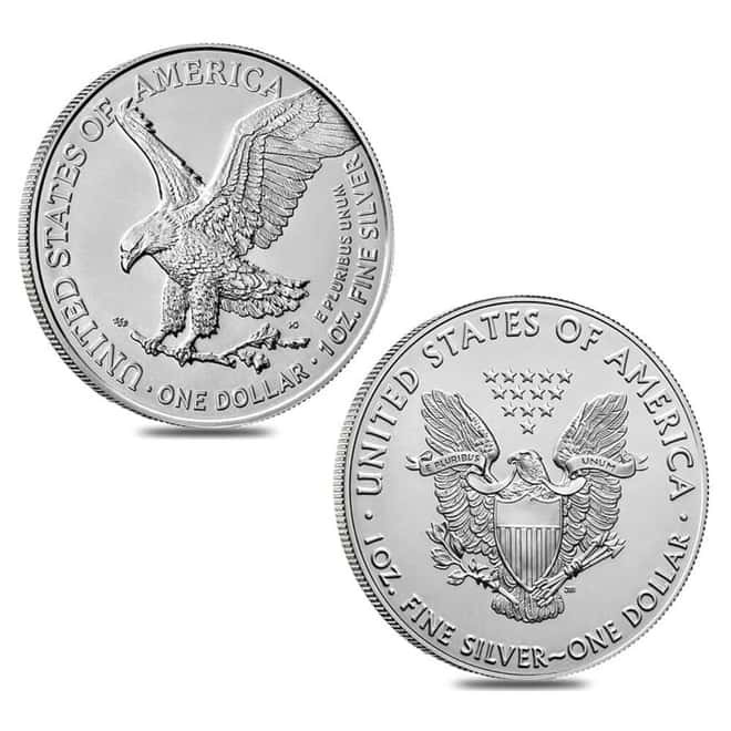 Roll of 20 - 1 oz Silver American Eagle $1 Coin NGC/PCGS Gem Unc (Sealed Tube, Random Year)
