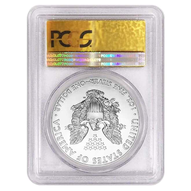 2016 1 oz Silver American Eagle $1 Coin PCGS MS 69 First Strike - 30th Anniversary