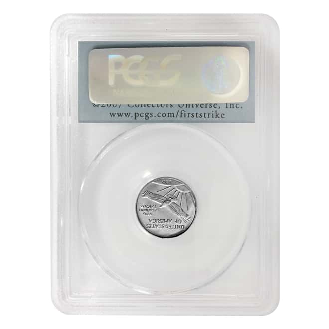 2007 1/10 oz $10 Platinum American Eagle PCGS MS 69 First Strike