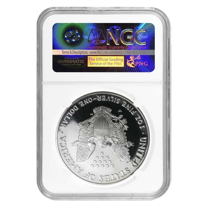2004 W 1 oz Silver American Eagle $1 Coin NGC PF 69 UCAM