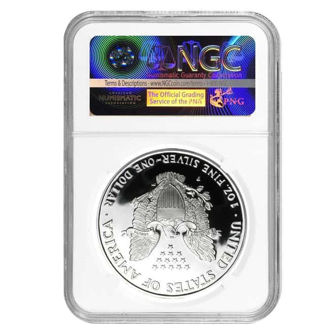 2000 P 1 oz Silver American Eagle $1 Coin NGC PF 69 UCAM