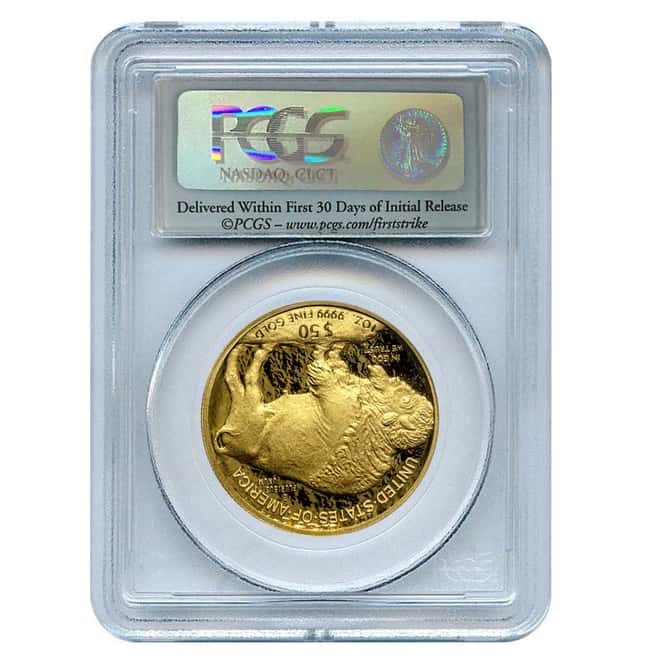 2009-W 1 oz Proof Gold Buffalo $50 Coin PCGS PR 70 DCAM (First Strike)