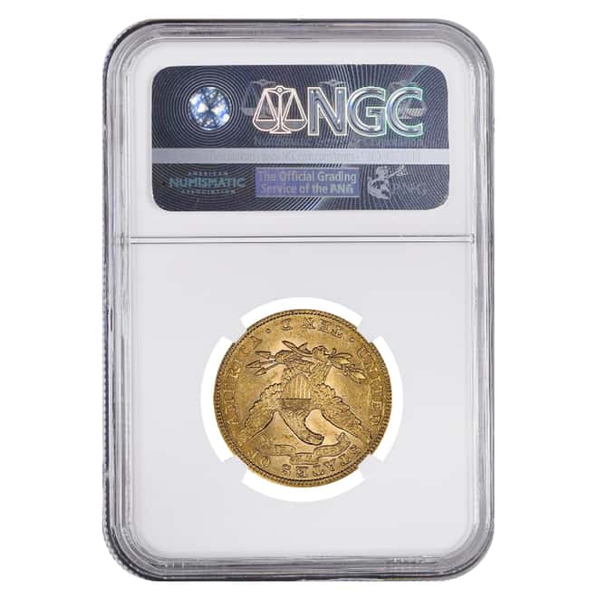 1897 $10 Gold Liberty Head Eagle Coin NGC MS 62 