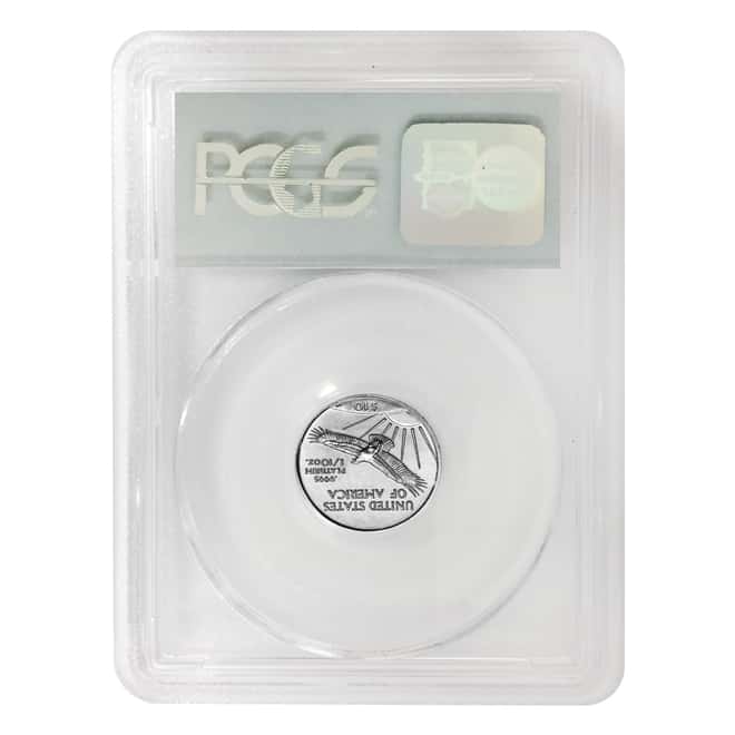 2001 1/10 oz $10 Platinum American Eagle PCGS MS 69