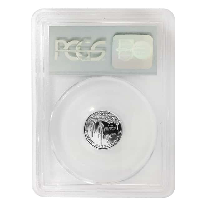 2001 W 1/10 oz $10 Proof Platinum American Eagle PCGS PF 69 DCAM