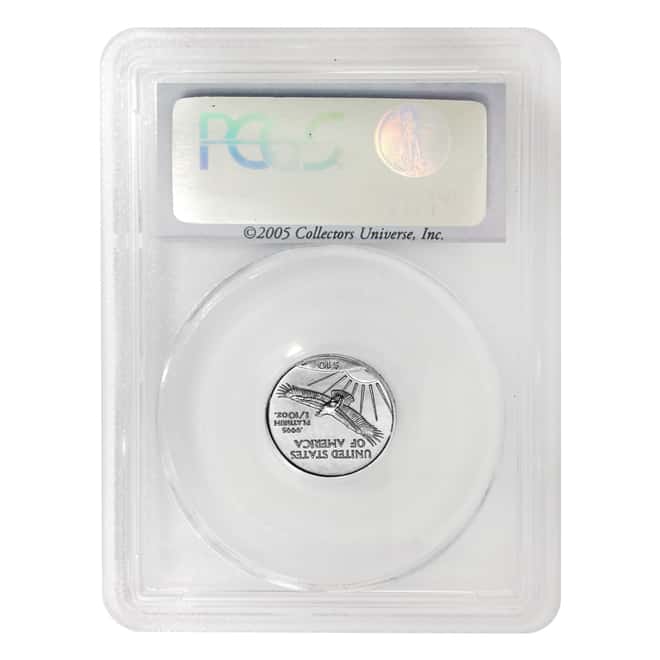2005 1/10 oz $10 Platinum American Eagle PCGS MS 69 First Strike