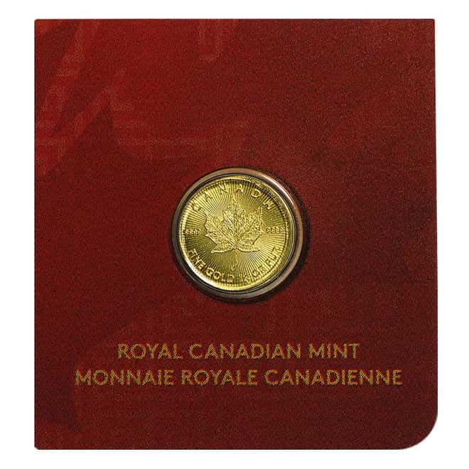 2016 1 gram Gold Maple Leaf .9999 Fine - Maplegram8 (From Individual Assays)