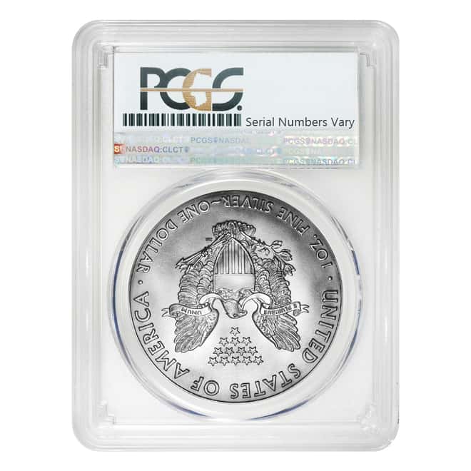 2015 (P) 1 oz Silver American Eagle $1 Coin PCGS MS 69 1 of 79,640 Struck