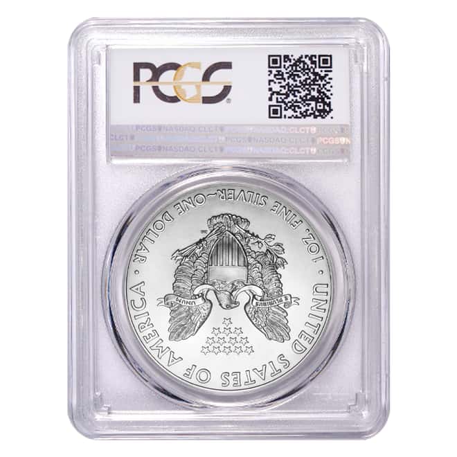 2016 (S) 1 oz Silver American Eagle $1 Coin PCGS MS 69
