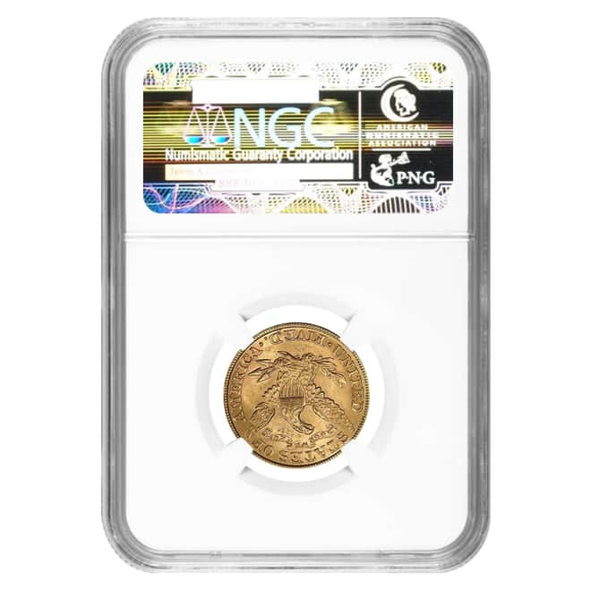 1895 $5 Liberty Head Half Eagle Gold Coin NGC MS 61