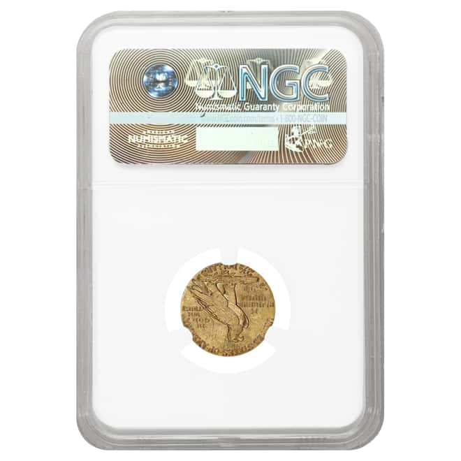 1915 $2.5 Indian Head Quarter Eagle Gold Coin NGC MS 61