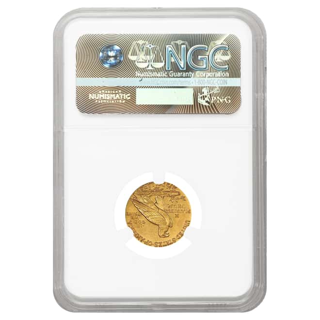 1914 $2.5 Indian Head Quarter Eagle Gold Coin NGC AU 55