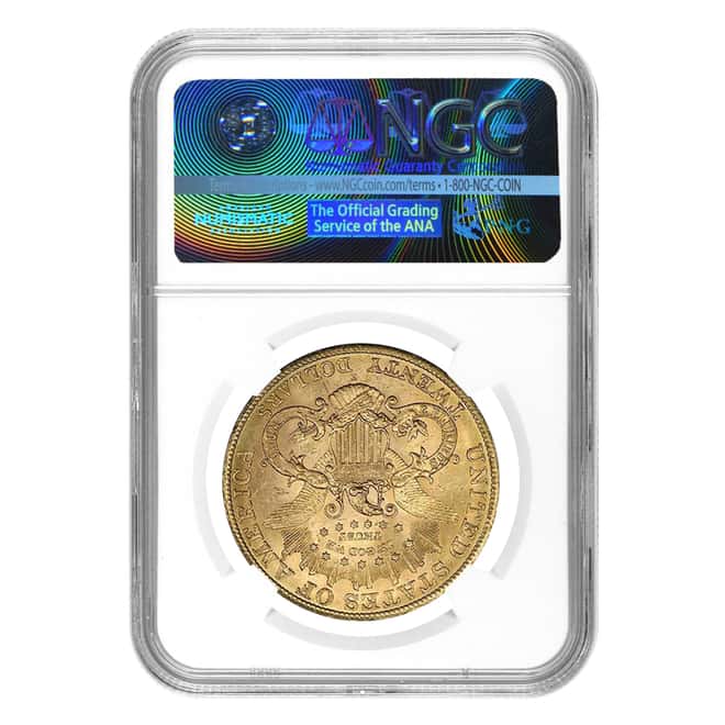 1904 S $20 Liberty Head Double Eagle Gold Coin NGC MS 60