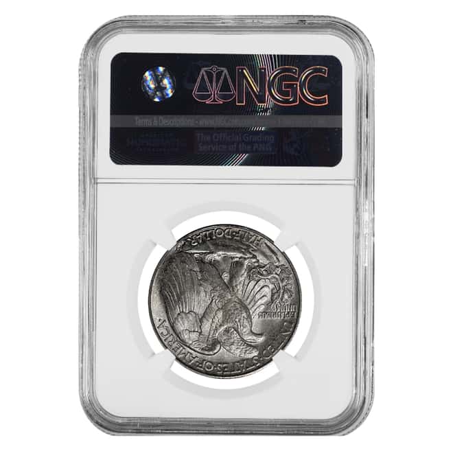Walking Liberty Half Dollar 90% Silver NGC AU 50 (Random Year)