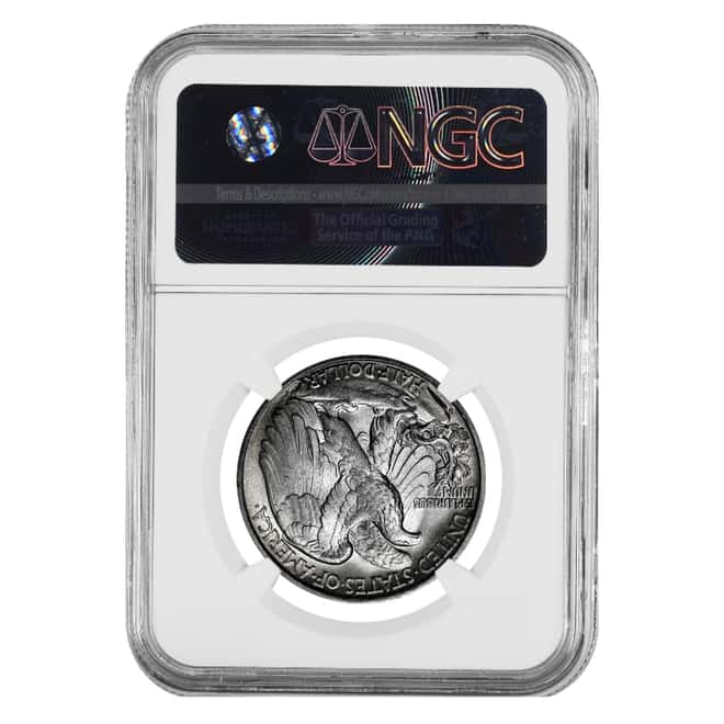 Walking Liberty Half Dollar 90% Silver NGC AU 53 (Random Year)
