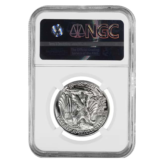 Walking Liberty Half Dollar 90% Silver NGC AU 55 (Random Year)