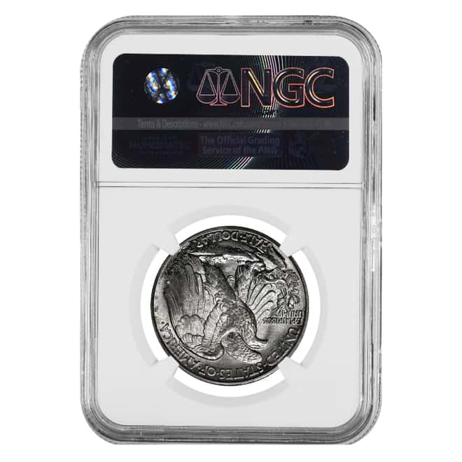 Walking Liberty Half Dollar 90% Silver NGC AU 58 (Random Year)