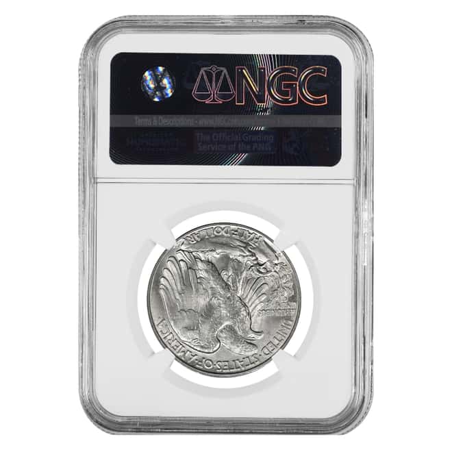 Walking Liberty Half Dollar 90% Silver NGC MS 61 (Random Year)