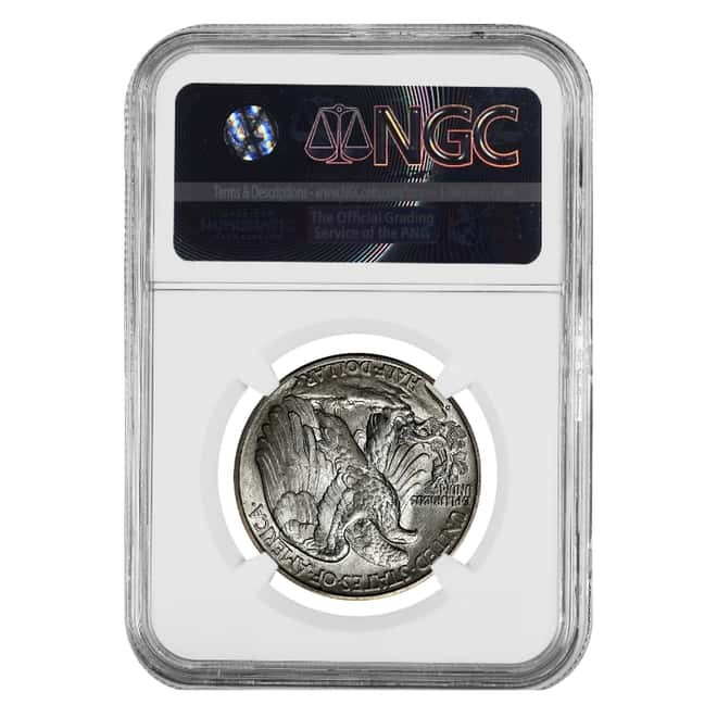 Walking Liberty Half Dollar 90% Silver NGC MS 62 (Random Year)