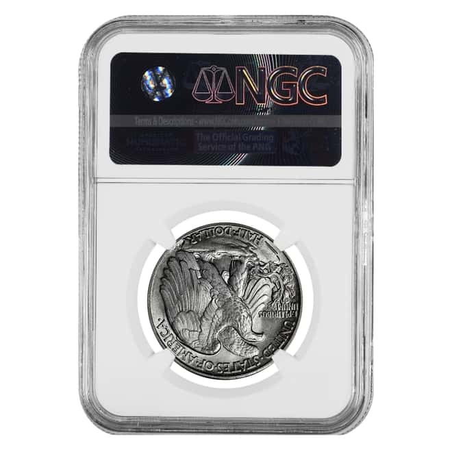 Walking Liberty Half Dollar 90% Silver NGC MS 63 (Random Year)