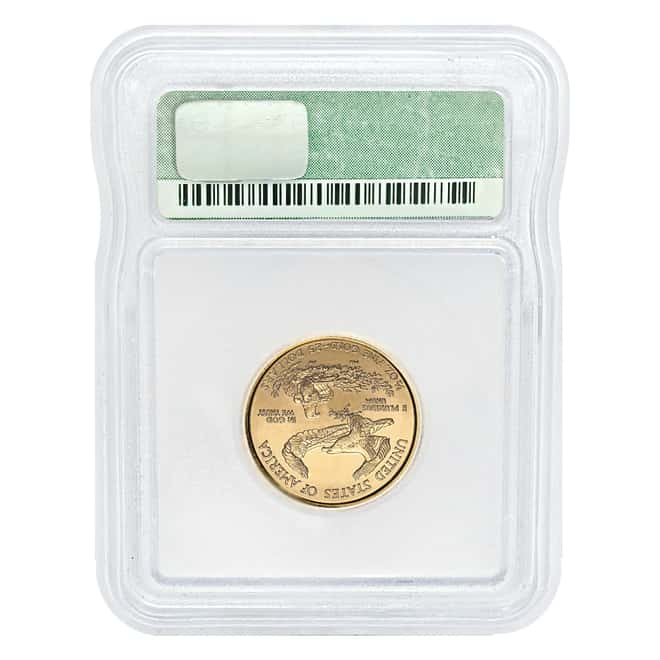 2002 1/2 oz $25 Gold American Eagle ICG MS 70