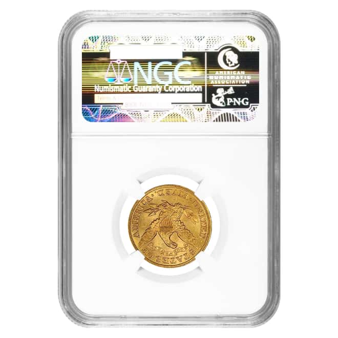1882 $5 Liberty Head Half Eagle Gold Coin NGC MS 63