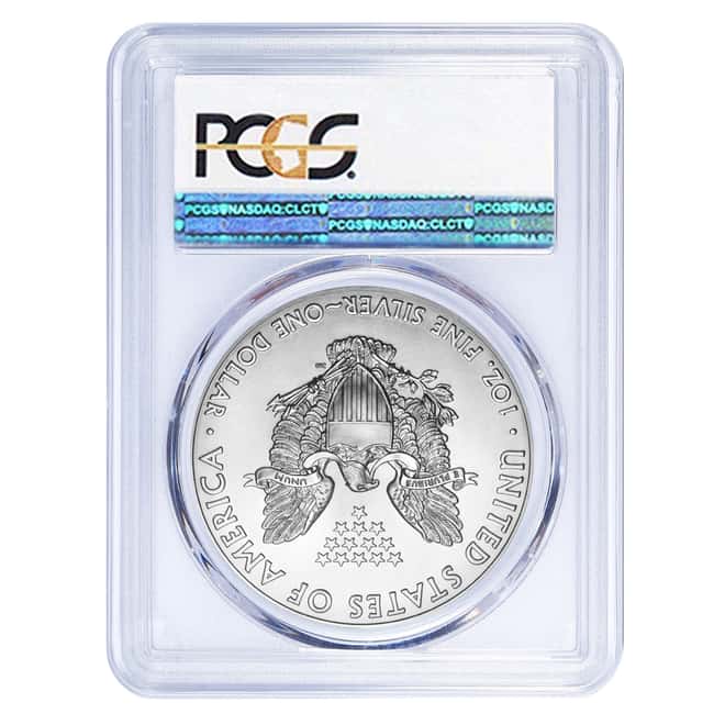 2016 (S) 1 oz Silver American Eagle $1 Coin PCGS MS 69 (SF Label)