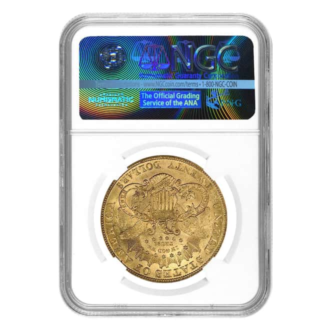 1900 $20 Liberty Head Double Eagle Gold Coin NGC MS 62