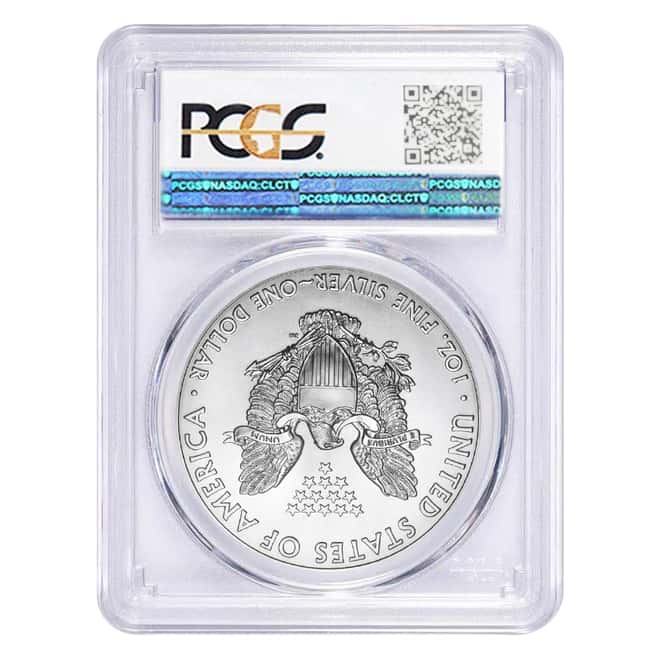 2017 (S) 1 oz Silver American Eagle $1 Coin PCGS MS 70
