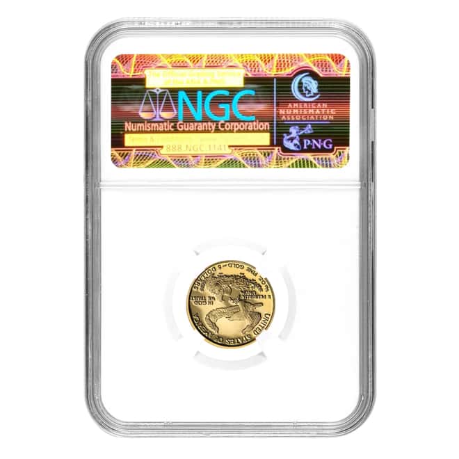 2008 W 1/10 oz $5 Proof Gold American Eagle NGC PF 69 UCAM