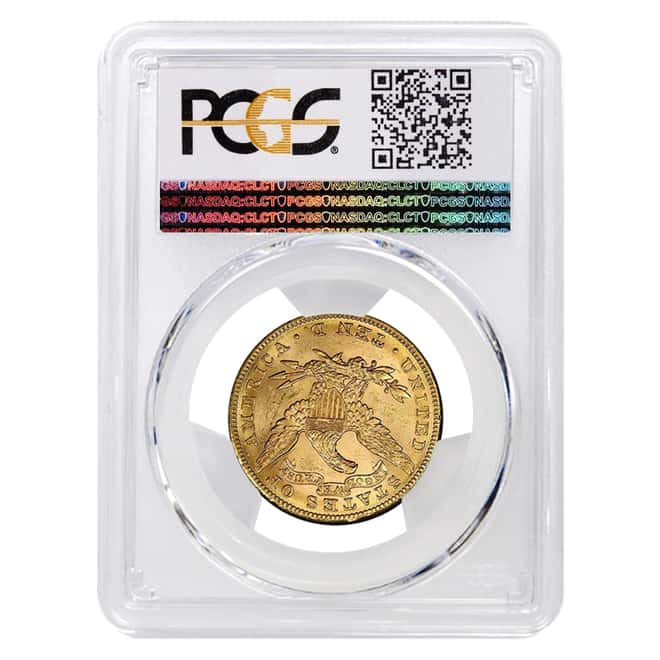 1895 $10 Liberty Head Gold Eagle Coin PCGS MS 61