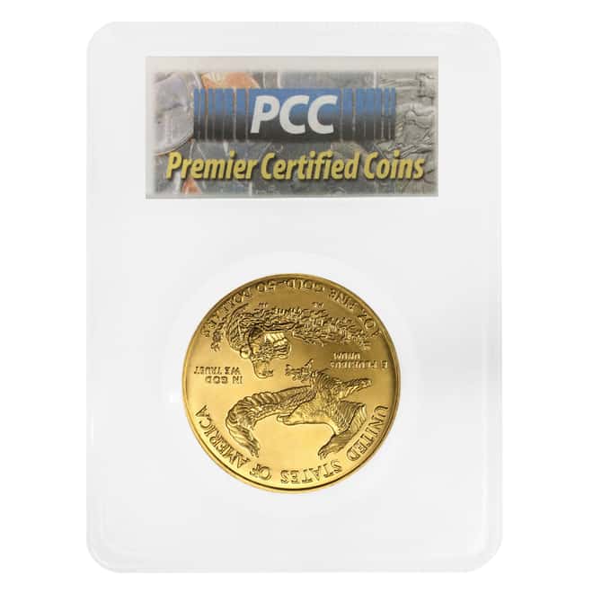 2006 1 oz $50 Gold American Eagle PCC MS 70 First Day of Issue